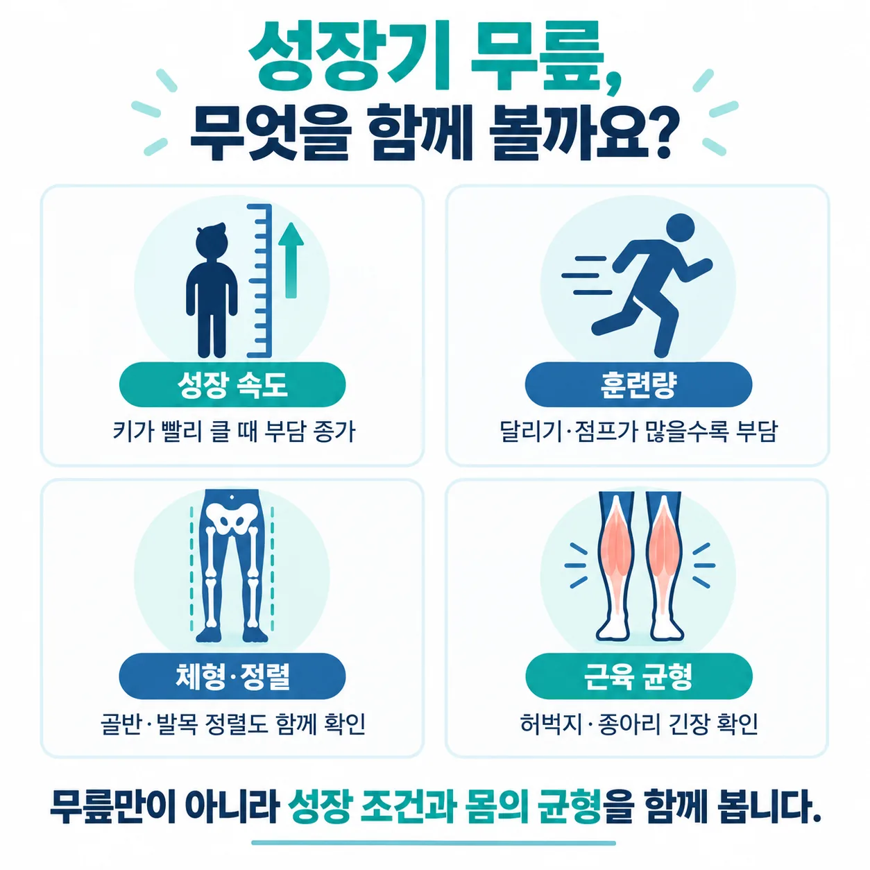 아이 무릎 통증 2주 기록표 양식